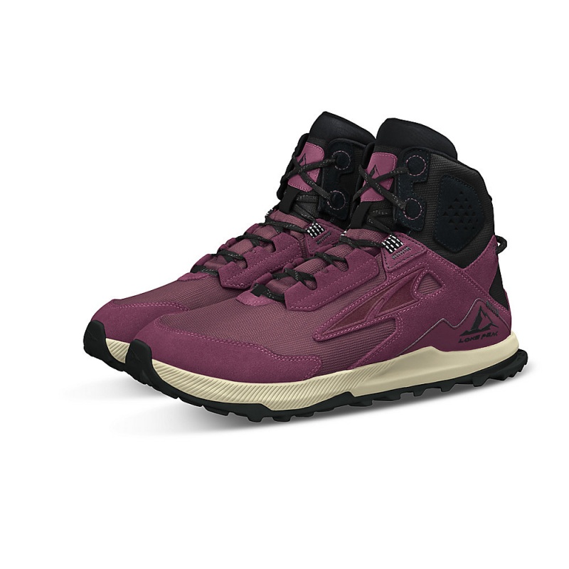 Purple / Black Altra LONE PEAK HIKER 2 Women's Trail Running Shoes | Australia AL1825B07