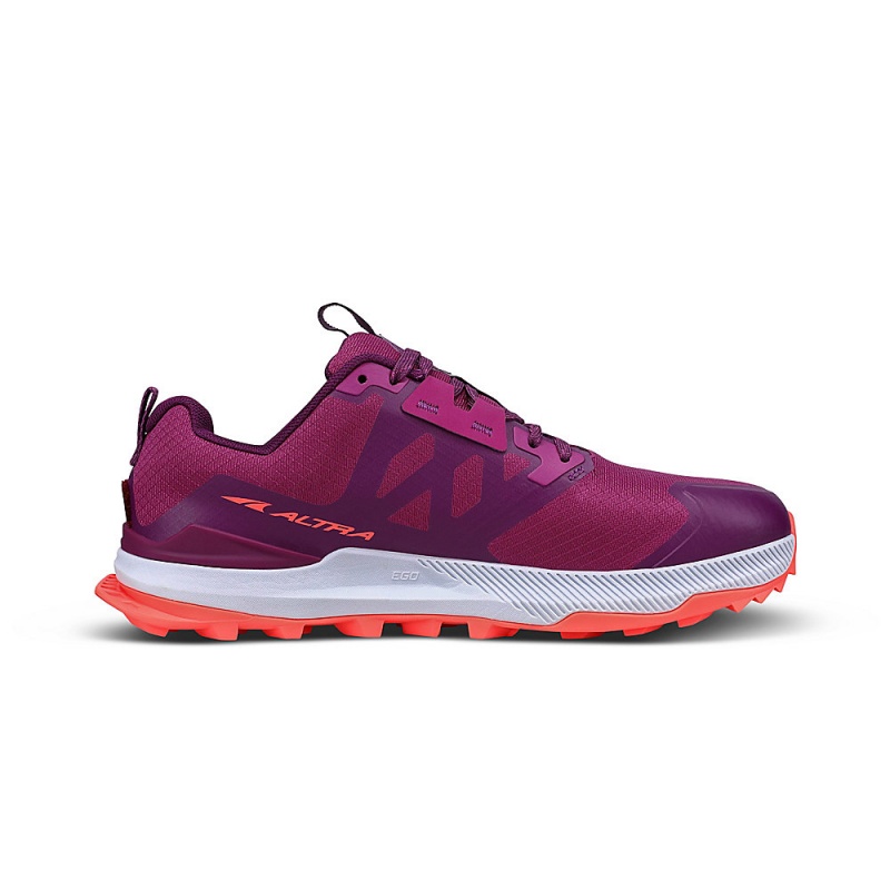 Purple / Orange Altra LONE PEAK 7 Women's Trail Running Shoes | Australia AL5062U04