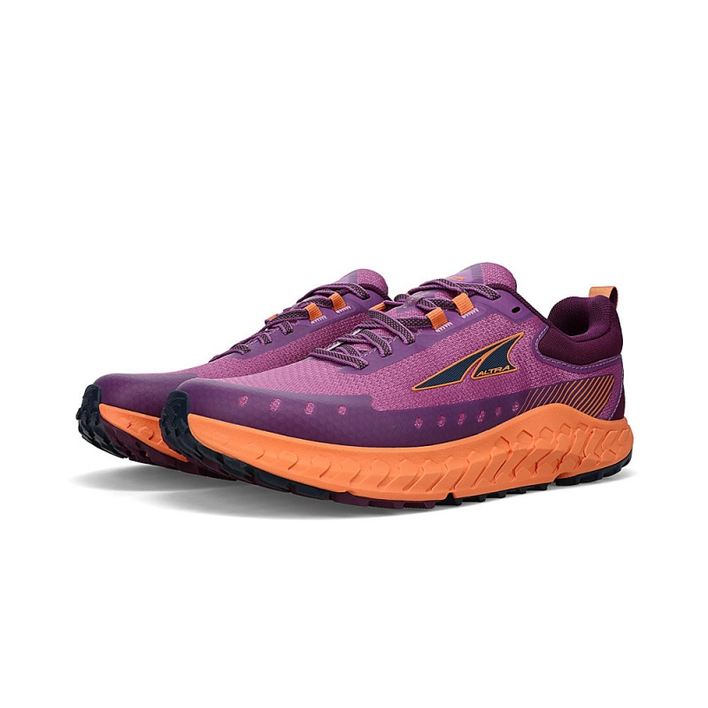 Purple / Orange Altra OUTROAD 2 Women's Road Running Shoes | Australia AL8907E53