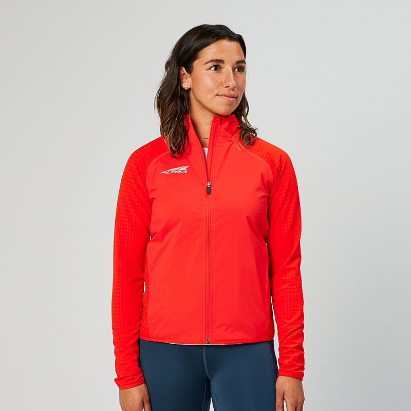 Red Altra CORE HYBRID Women\'s Jackets | Australia AL6985V54