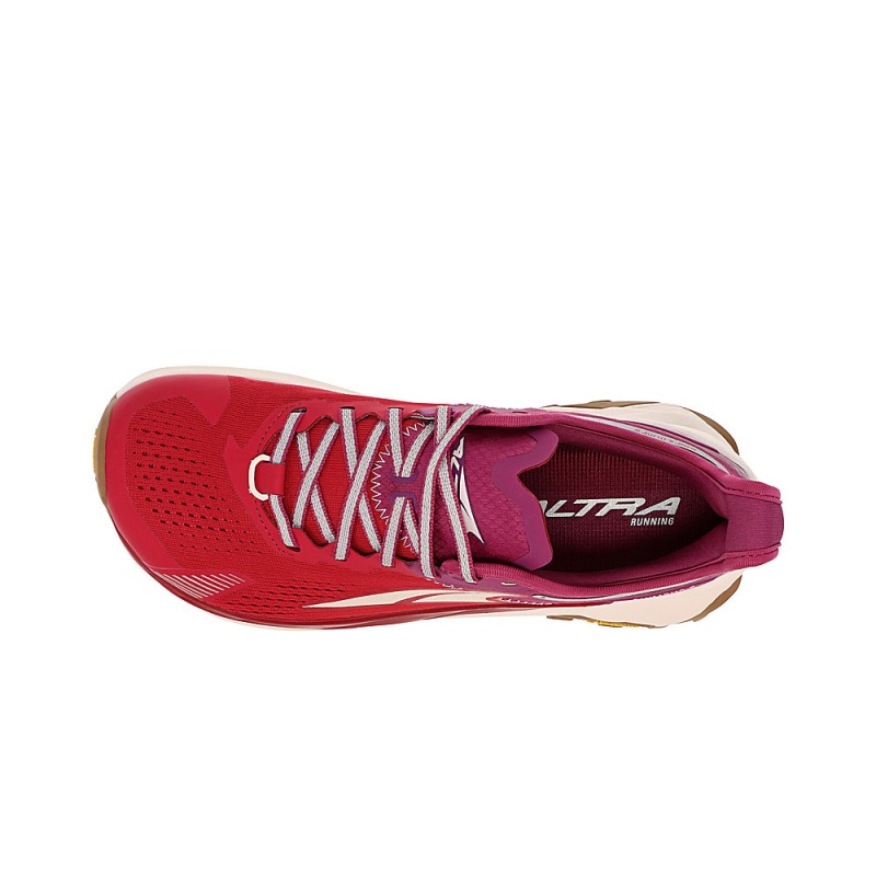 Red Pink Altra OLYMPUS 5 Women's Trail Running Shoes | Australia AL8962T01