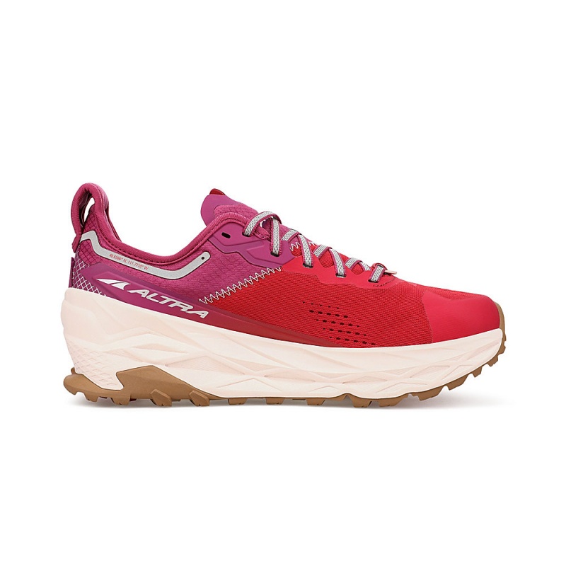 Red Pink Altra OLYMPUS 5 Women's Trail Running Shoes | Australia AL8962T01