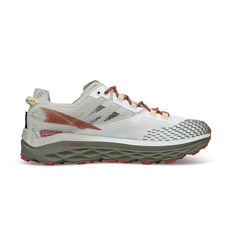 White Altra MONT BLANC Women's Trail Running Shoes | Australia AL1245F98