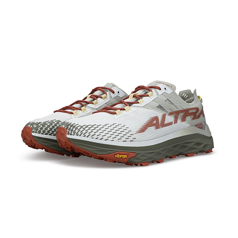 White Altra MONT BLANC Women's Trail Running Shoes | Australia AL1245F98