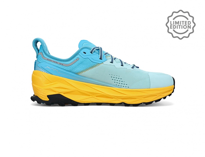 White / Blue Altra OLYMPUS 5 CHAMONIX Men's Trail Running Shoes | Australia AL2034K56