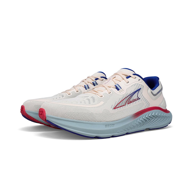 White / Blue Altra PARADIGM 7 Men's Road Running Shoes | Australia AL9130G41