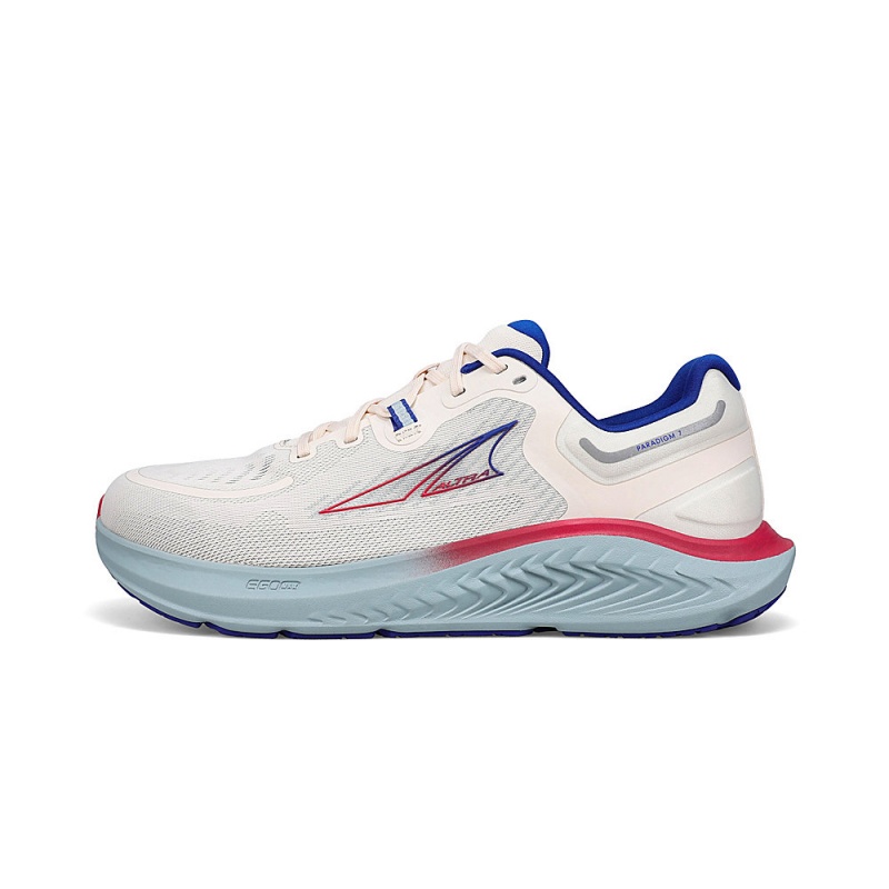 White / Blue Altra PARADIGM 7 Men\'s Road Running Shoes | Australia AL9130G41