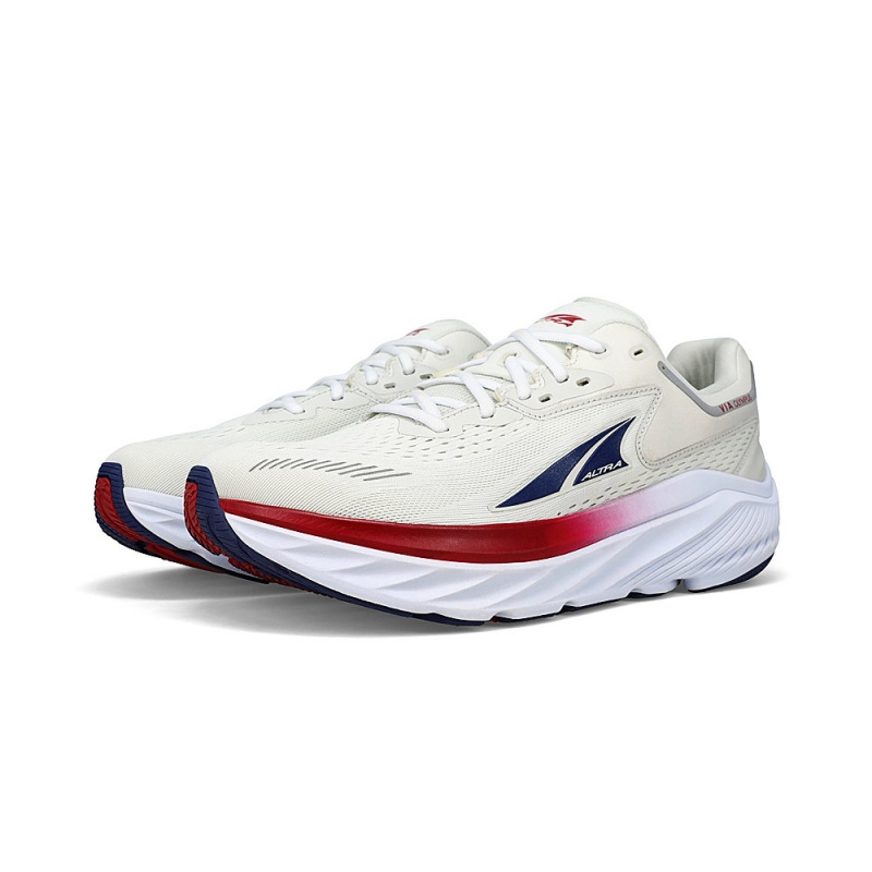 White / Blue Altra VIA OLYMPUS Men's Road Running Shoes | Australia AL7154X97