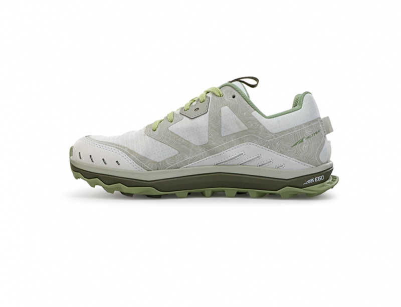 White / Green Altra LONE PEAK 6 Women's Trail Running Shoes | Australia AL5308K48