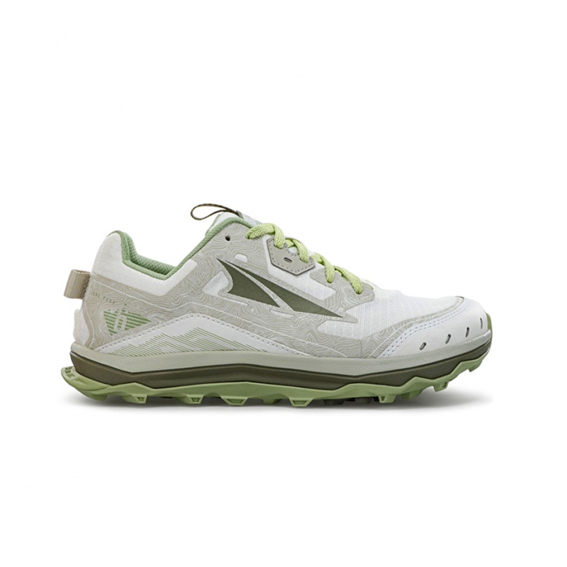 White / Green Altra LONE PEAK 6 Women\'s Trail Running Shoes | Australia AL5308K48