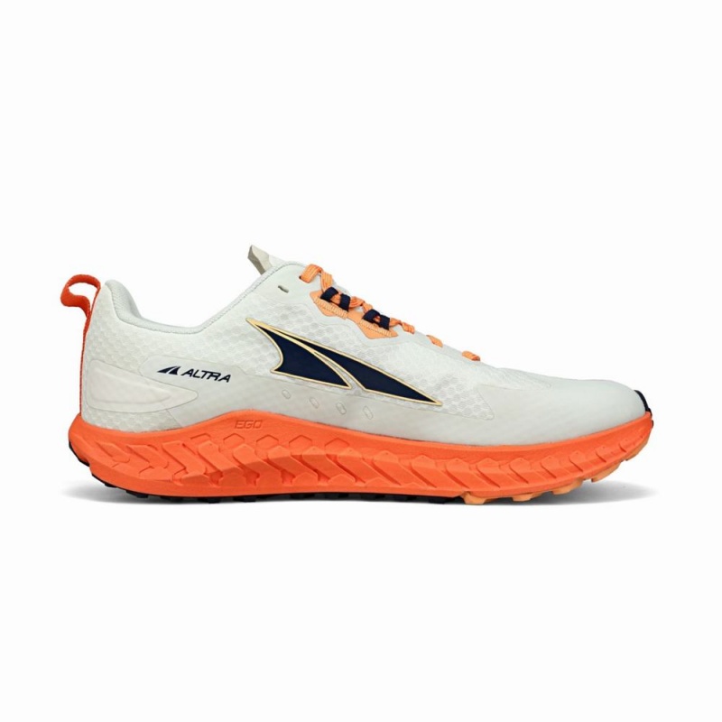 White / Orange Altra OUTROAD Men's Trail Running Shoes | Australia AL1987R94