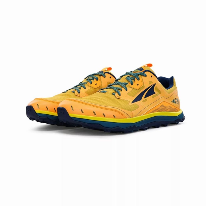 Yellow Altra LONE PEAK 6 Men's Trail Running Shoes | Australia AL6348Y81