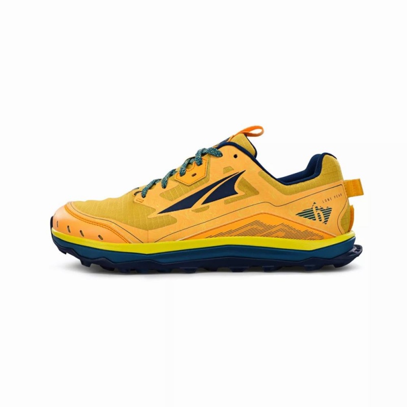 Yellow Altra LONE PEAK 6 Men\'s Trail Running Shoes | Australia AL6348Y81