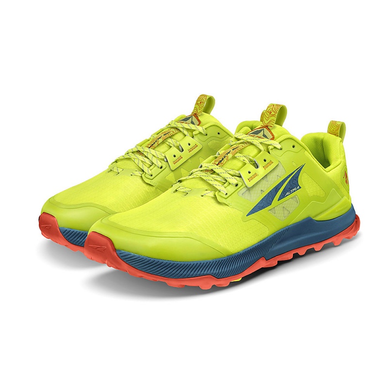 Yellow Altra LONE PEAK 8 Men's Trail Running Shoes | Australia AL5937L82