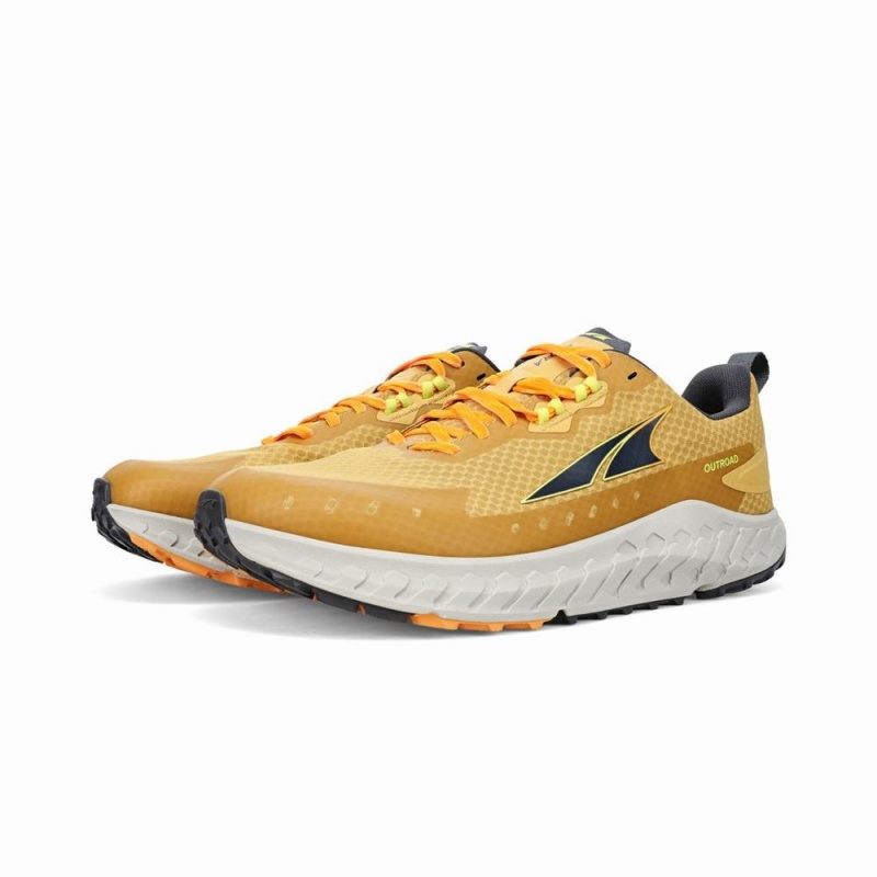 Yellow Altra OUTROAD Men's Trail Running Shoes | Australia AL7485T09