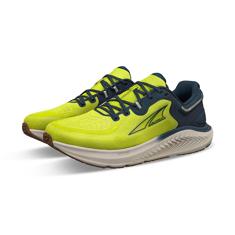 Yellow Altra PARADIGM 7 Men's Road Running Shoes | Australia AL0735K24