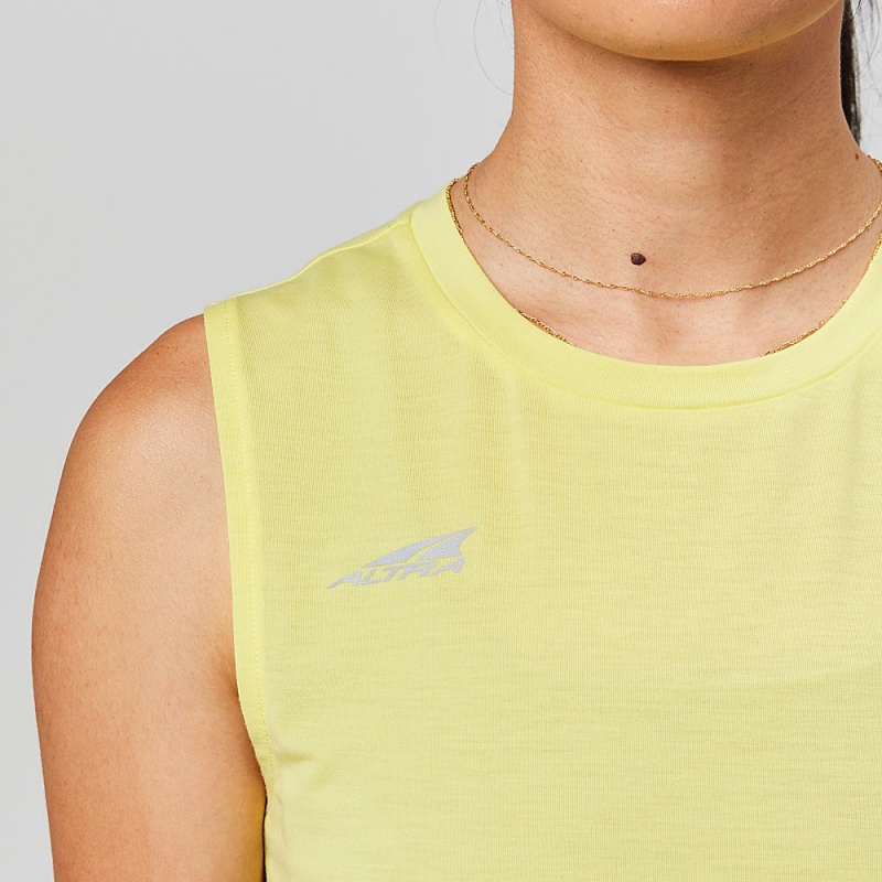 Yellow Altra TRAIL Women's Tank Top | Australia AL7591J93