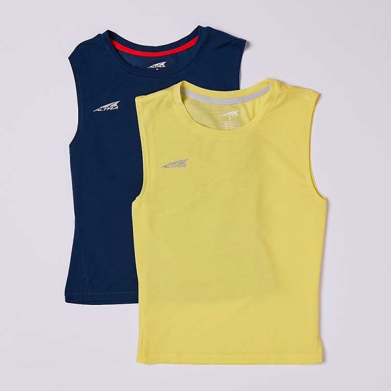 Yellow Altra TRAIL Women's Tank Top | Australia AL7591J93