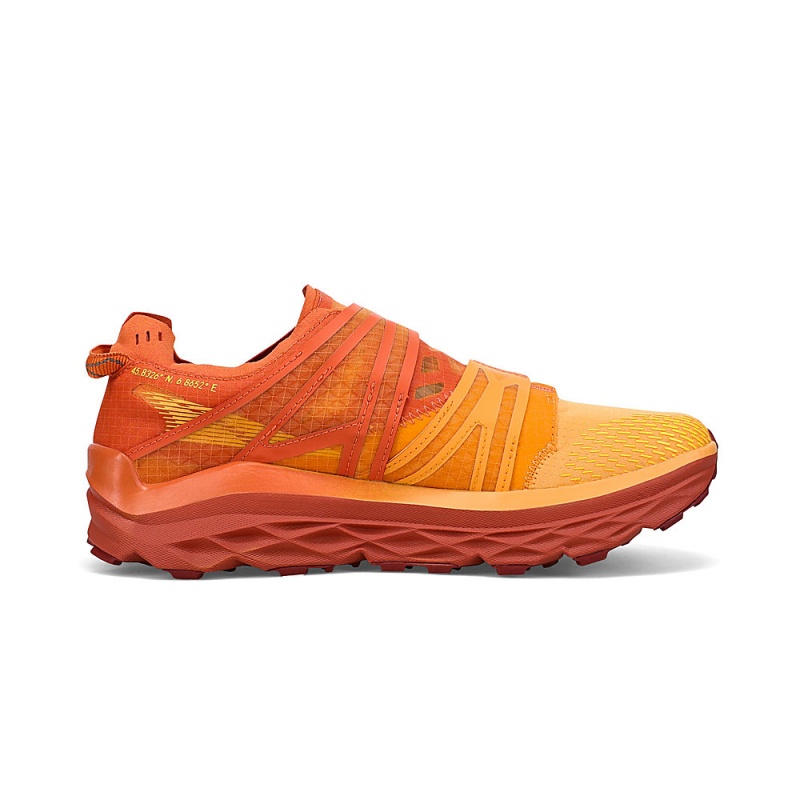 Yellow Orange Altra MONT BLANC BOA Men's Trail Running Shoes | Australia AL2579U67