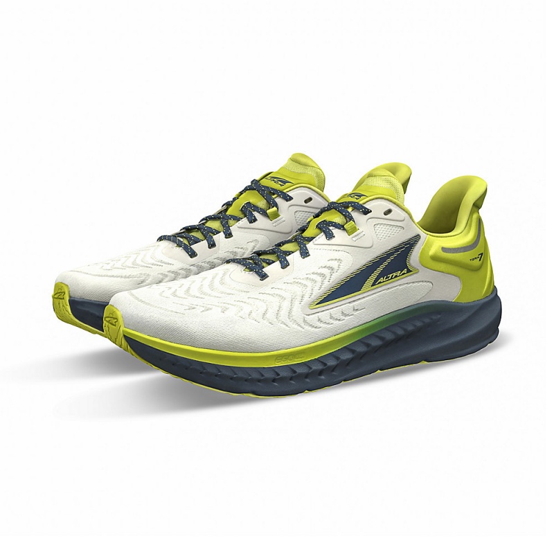 Yellow / Blue Altra TORIN 7 Men's Road Running Shoes | Australia AL7549K85